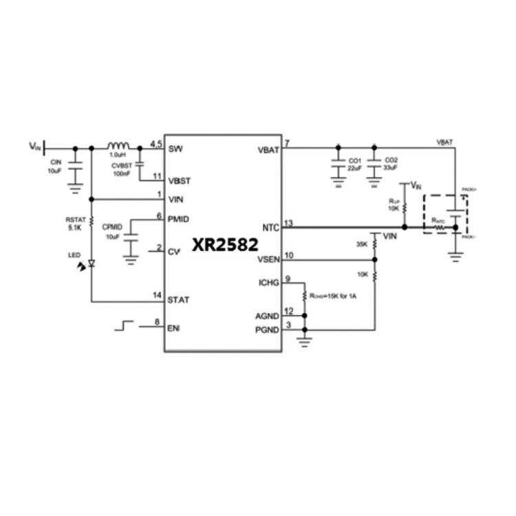 惠州XR2582(双节锂电池充电IC）