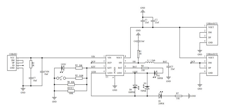 XR3327单节锂电池充放电惠州电源管理芯片