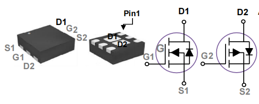 XR2221 N+P双通道惠州场效应管，低导通内阻