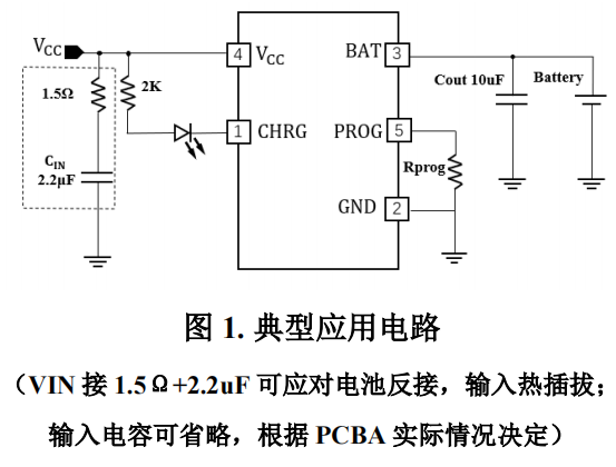 4055H 500mA 惠州线性锂离子电池充电器