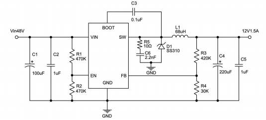 100V的惠州异步降压型DC-DC转换器XR3820